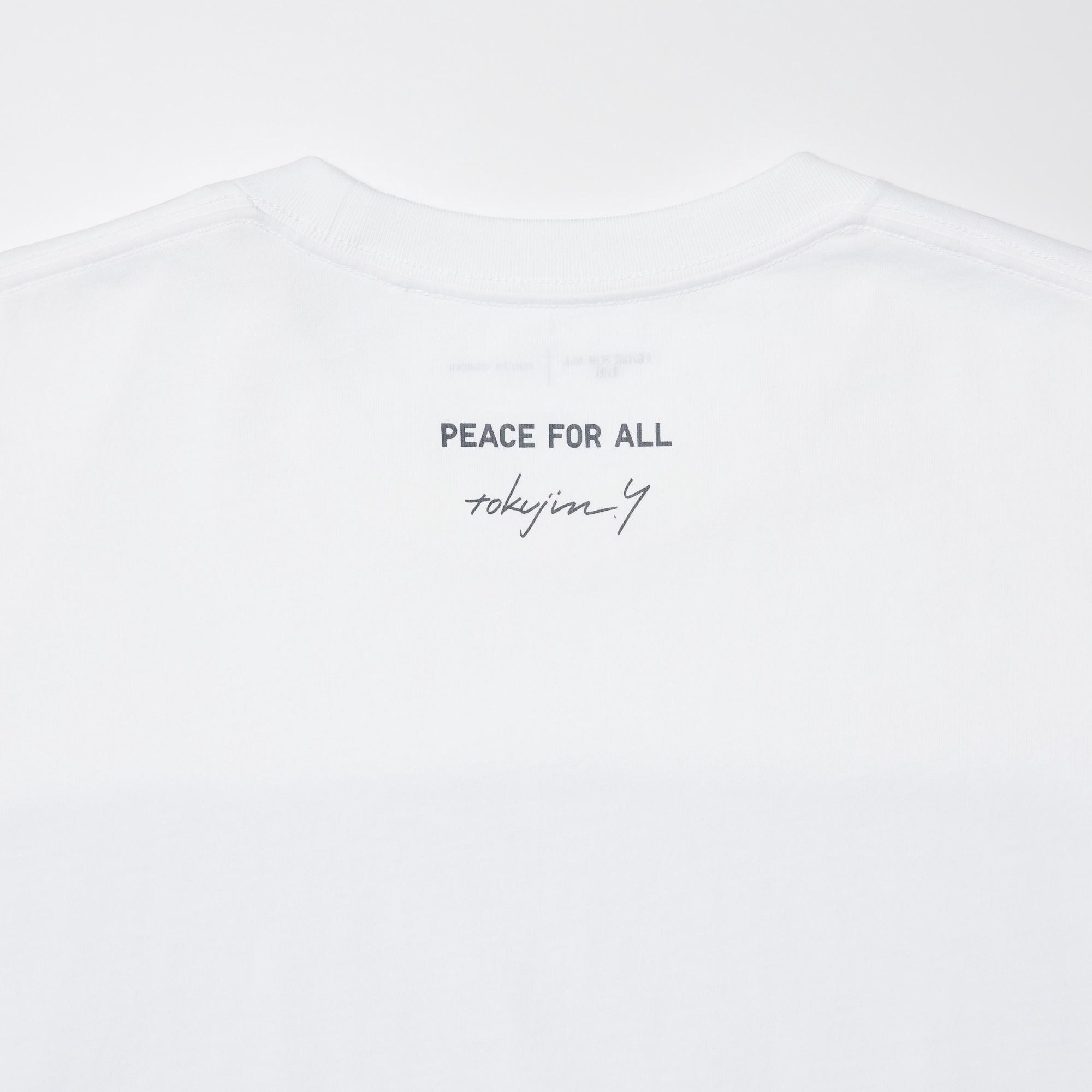 PEACE FOR ALL Short-Sleeve Graphic T-Shirt (Tokujin Yoshioka)