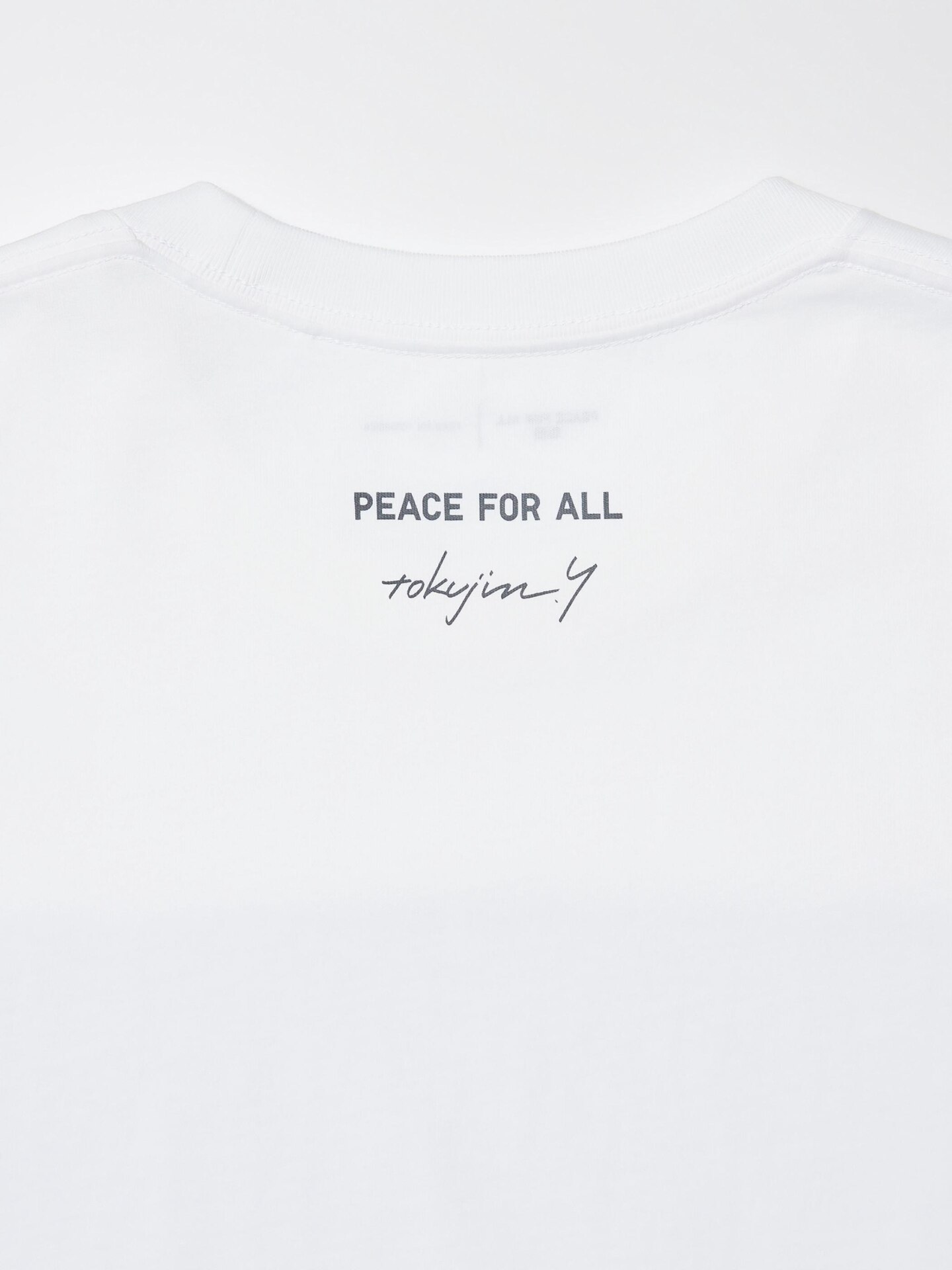 Футболка Uniqlo Peace For All с принтом, Tokujin Yoshioka, цвет: Белый — фото 6