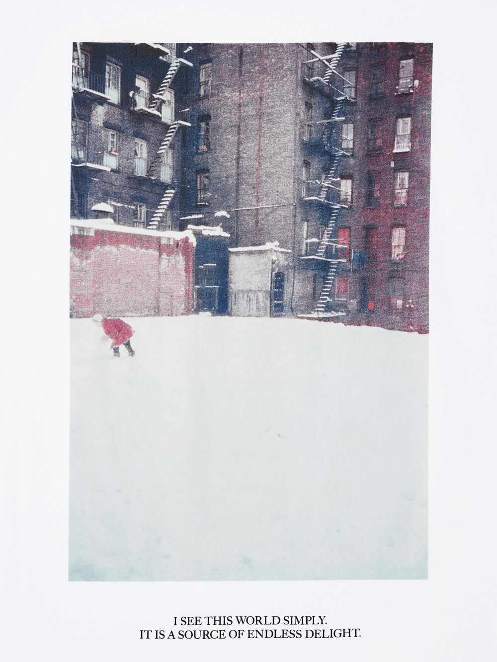 Uniqlo PEACE FOR ALL Graphic T-Shirt | Saul Leiter — фото 4