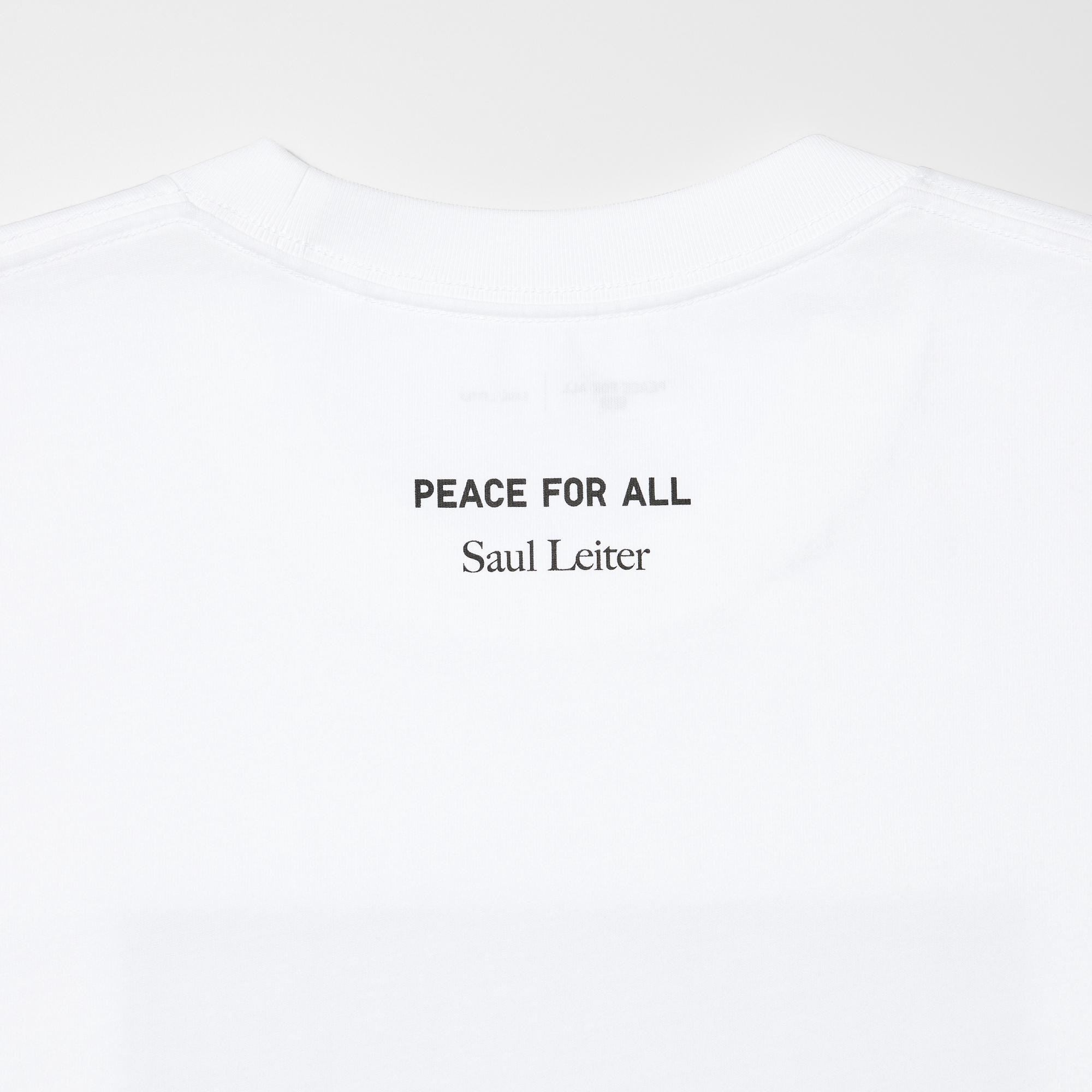 PEACE FOR ALL Short-Sleeve Graphic T-Shirt (Saul Leiter)