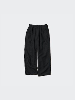 Linen Blend Wide Trousers
