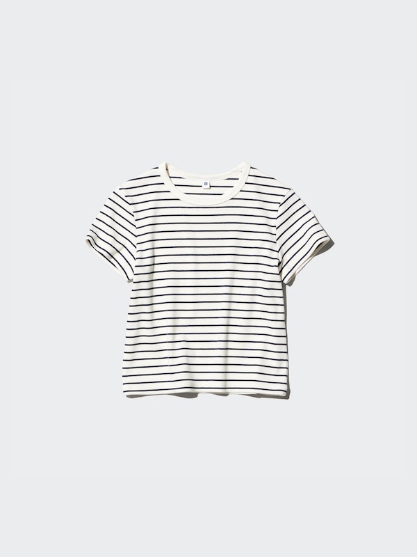 Soft Ribbed Mini T-Shirt | Striped