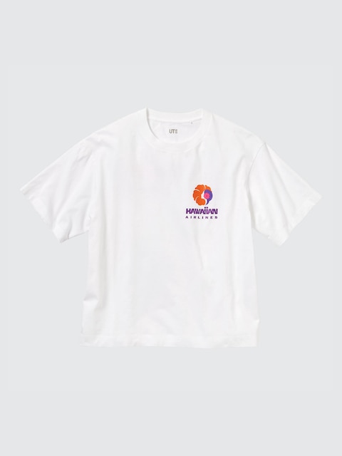 Женская футболка Uniqlo The Brands Hawaiian Loco UT Graphic, цвет: Белый