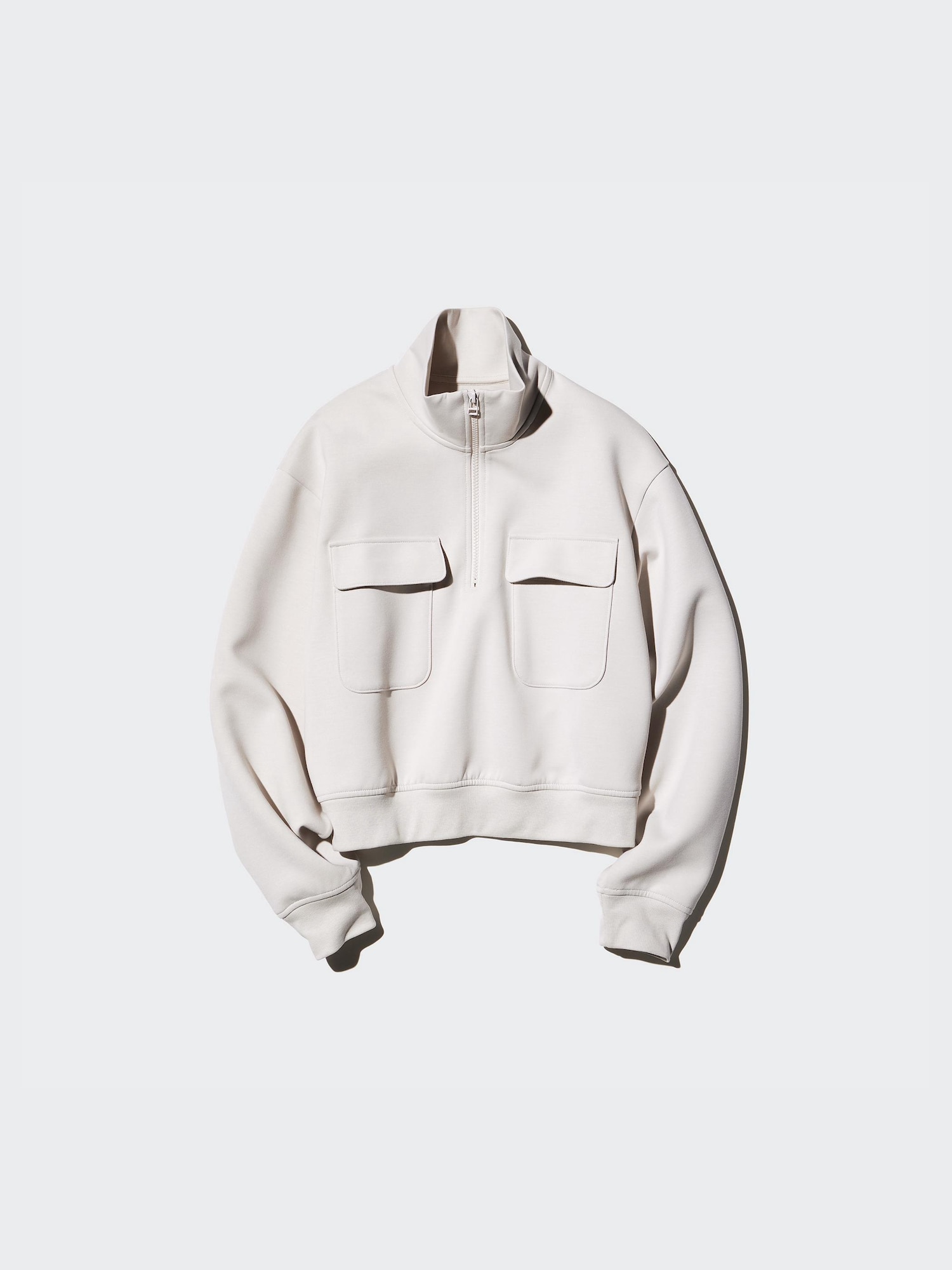 Women's DRY Sweat Half-Zip Shirt | UNIQLO LT