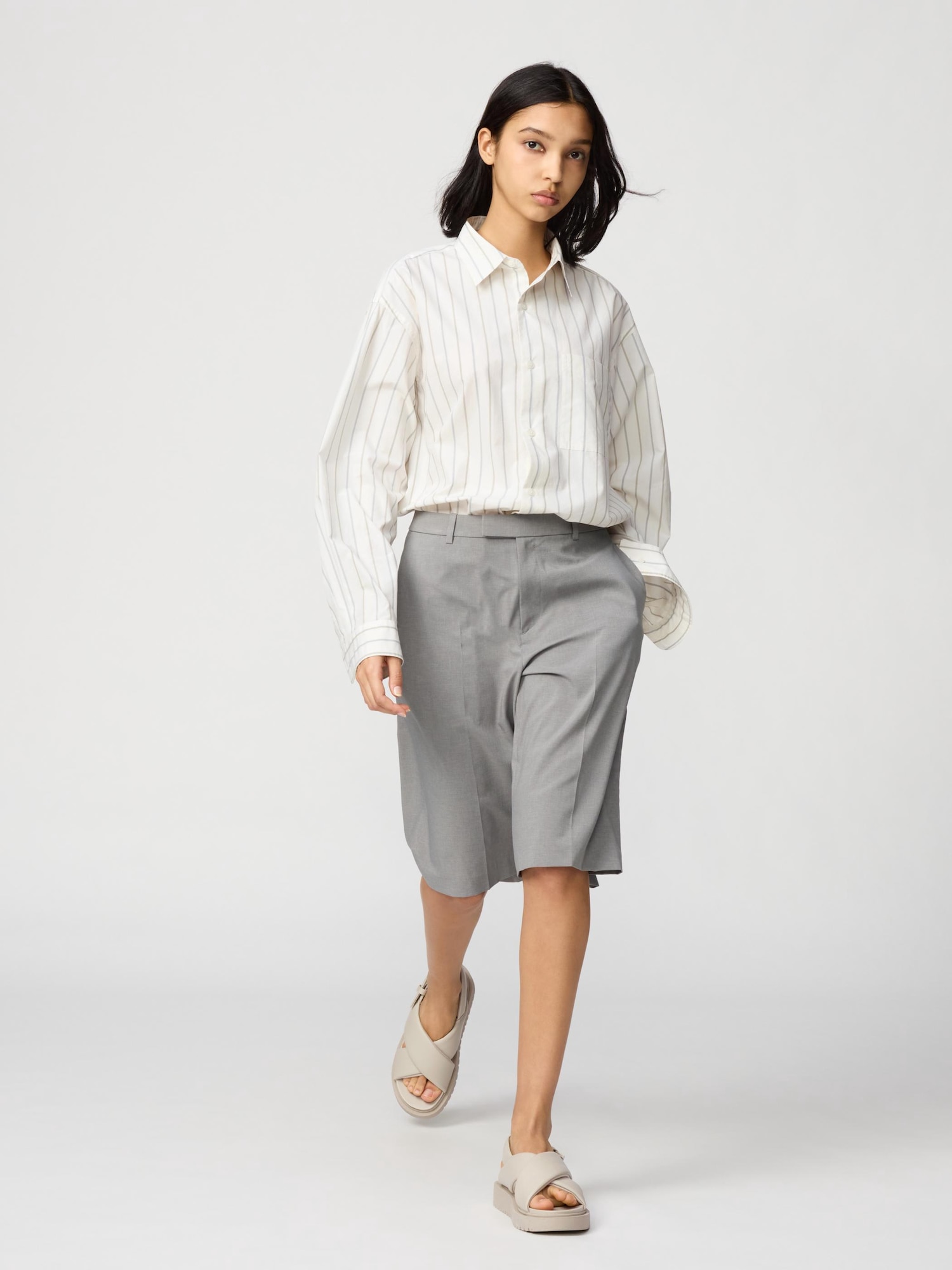 Broadcloth Oversized Shirt | UNIQLO US