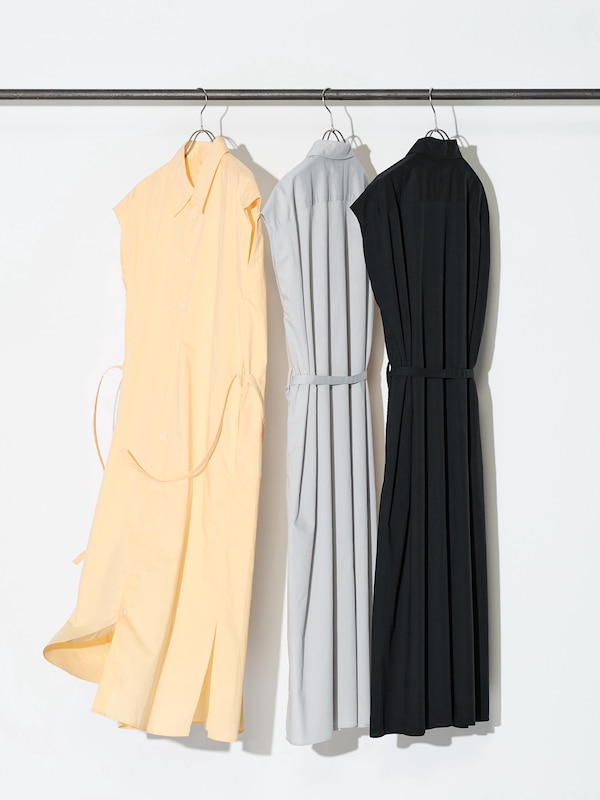 Cotton Shirt Dress | Sleeveless