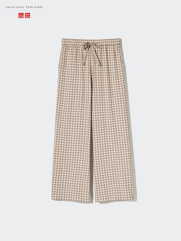Seersucker Easy Pants | Gingham