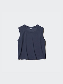 AIRism Soft Ribbed Sleeveless T-Shirt