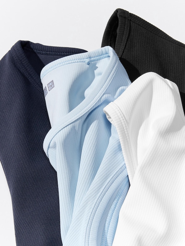 AIRism Soft Ribbed T-Shirt | Sleeveless