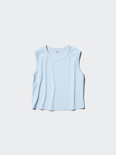 AIRism Soft Ribbed Sleeveless T-Shirt