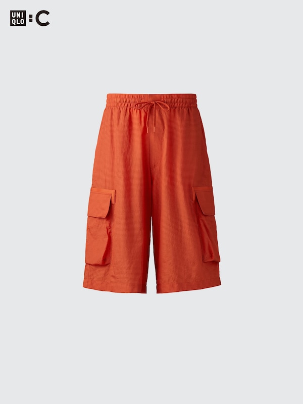 WIDE FIT CARGO HALF PANTS