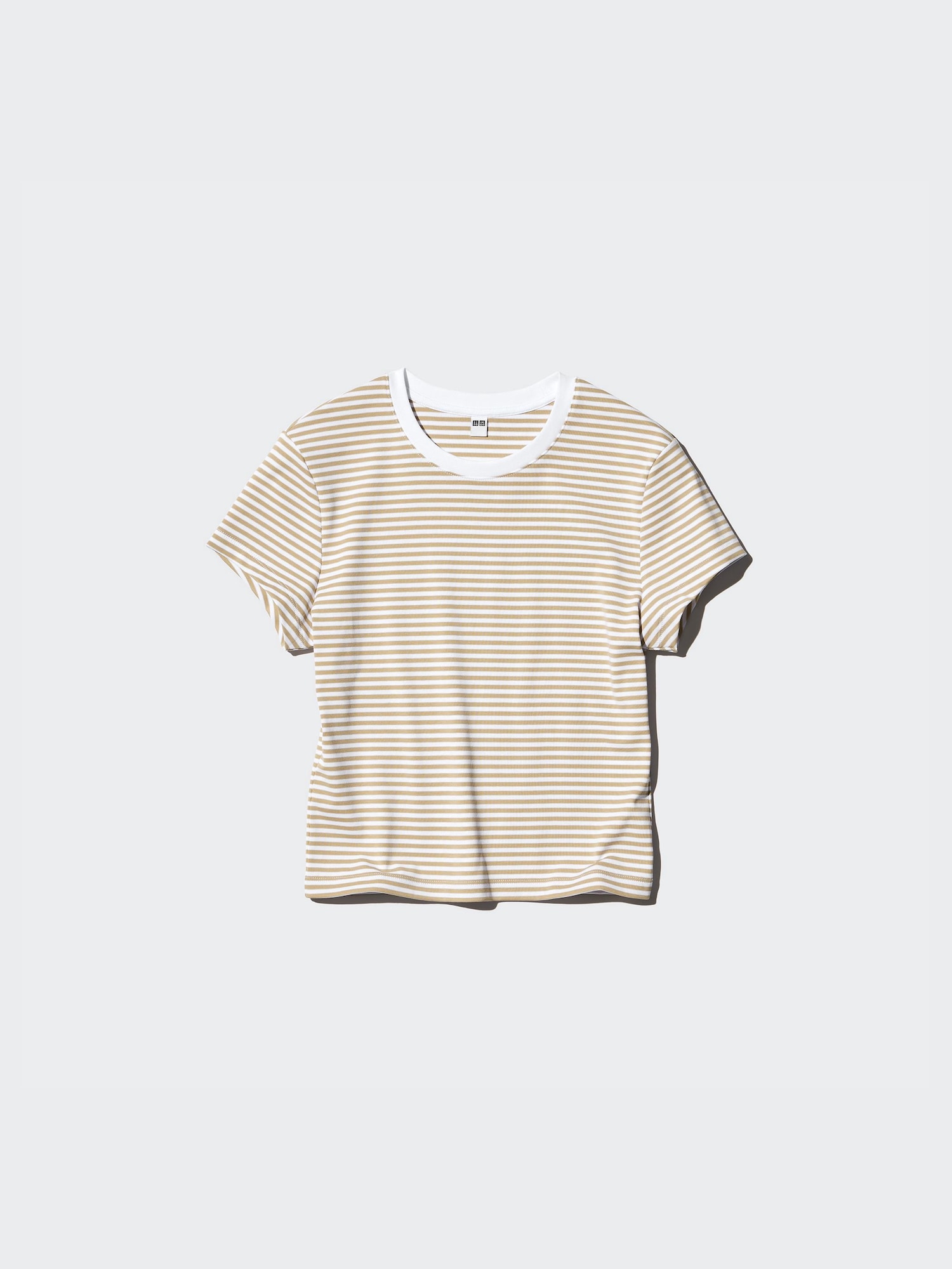 [LOW CLASSIC] / ☆ 25SS Lc STRIPED MINI T-SHIRT/MELANGE GREY Mini T-Shirt | Striped | UNIQLO US