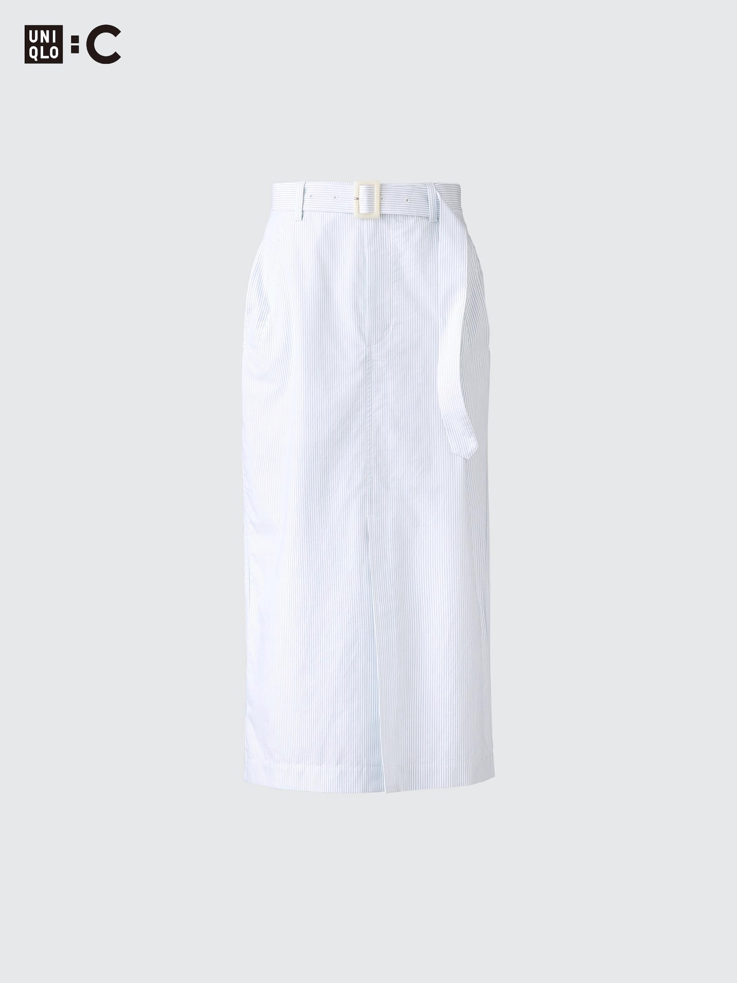 Belted Narrow Skirt | Striped | UNIQLO US