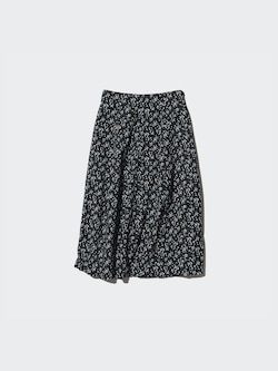 Cotton Cocoon Skirt | Printed