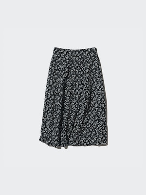 Cotton Cocoon Skirt | Printed