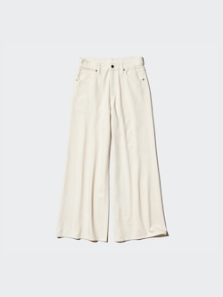 Drapey Wide Flare Jeans