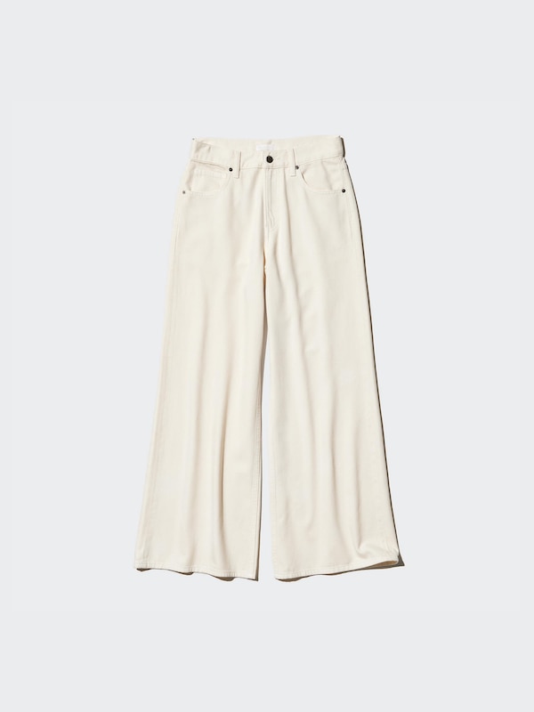Drapey Wide Flare Jeans