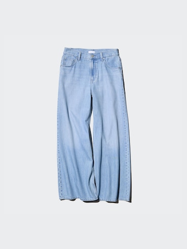 Drapey Wide Flared Jeans