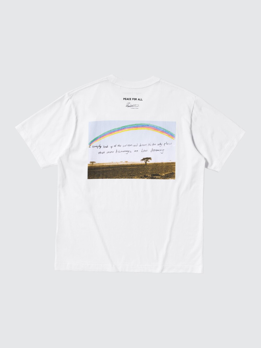 Uniqlo PEACE FOR ALL Graphic T-Shirt | Lindokuhle Sobekwa — фото 2