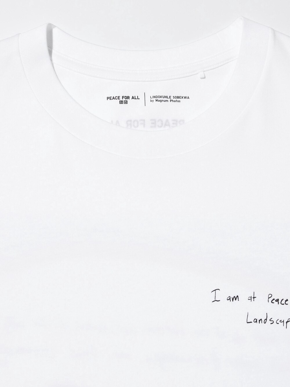 Uniqlo PEACE FOR ALL Graphic T-Shirt | Lindokuhle Sobekwa — фото 3