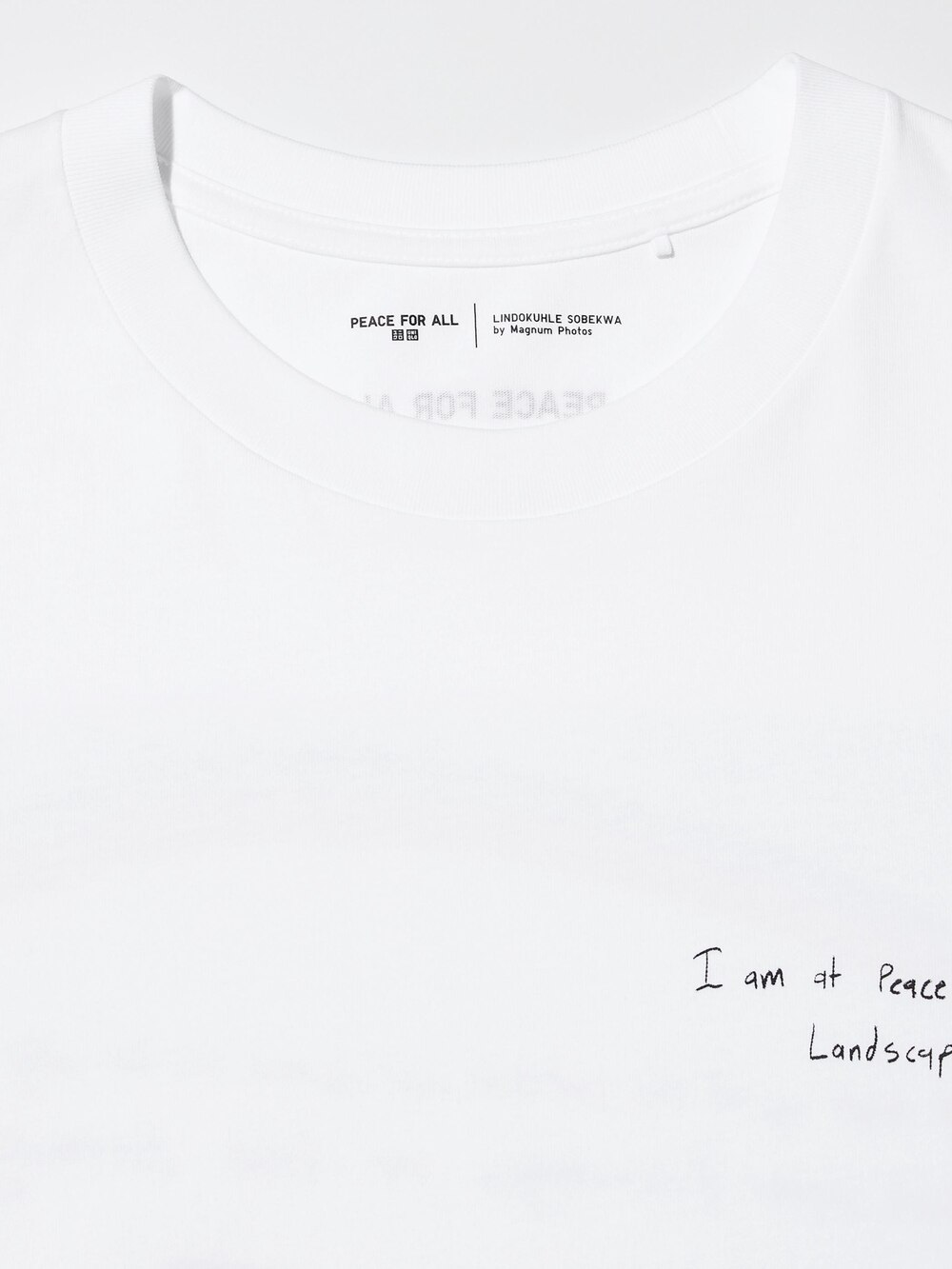Uniqlo PEACE FOR ALL Graphic T-Shirt | Lindokuhle Sobekwa — фото 6