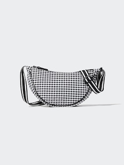 Round Mini Shoulder Bag (Gingham)