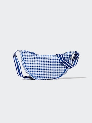 Round Mini Shoulder Bag | Gingham