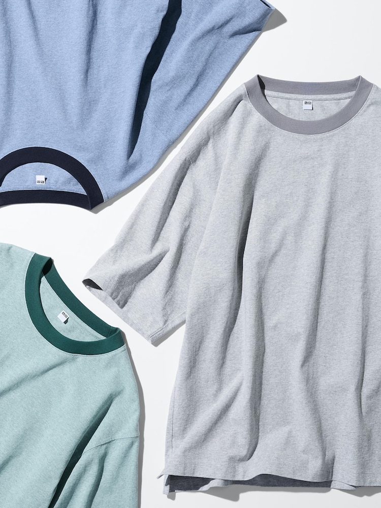 Oversized Colour Block T-Shirt (Ringer)
