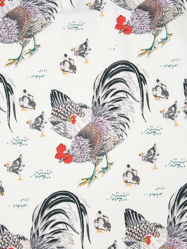 ITO-JAKUCHU Short Sleeved Shirt (Open Collar)