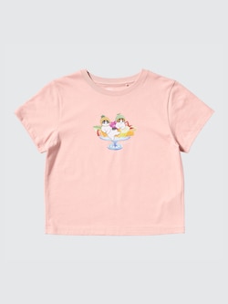 mofusand Fruits Paradise UT (Short-Sleeve Graphic T-Shirt)