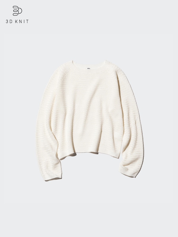 3D Knit Mesh Sweater