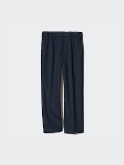 Pleated Wide Trousers (Brushed Jersey)