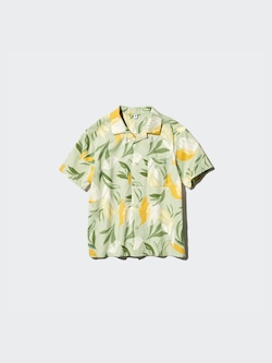 Open Collar Shirt | Short Sleeve | Printed