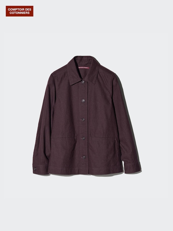 Chaqueta lino algodón