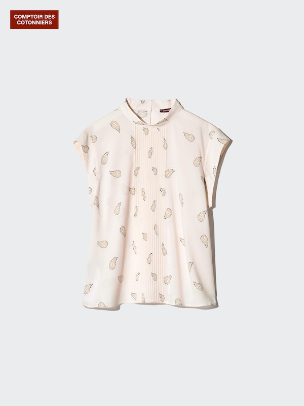 Georgette Rayon Blend Blouse (Sleeveless)