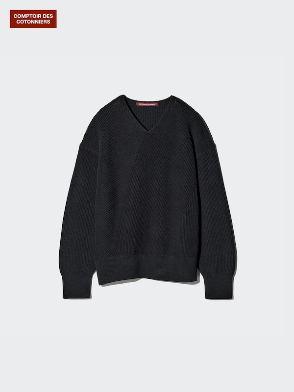 Gassed Cotton V Neck Jumper