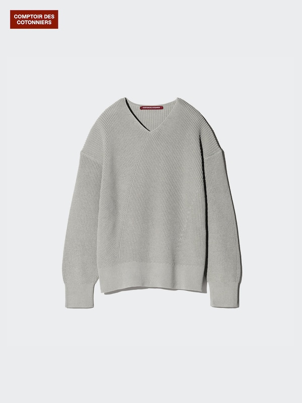 Gassed Cotton V Neck Jumper
