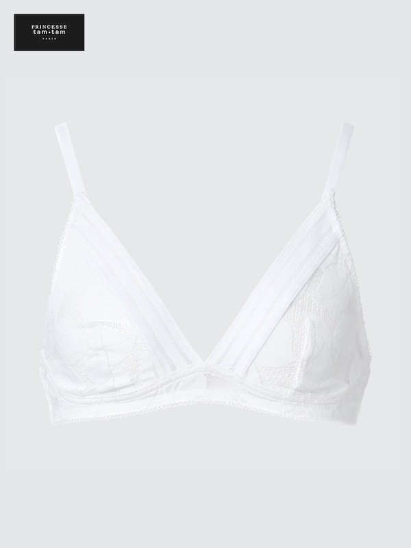 Lace Wireless Bra (Patterned)