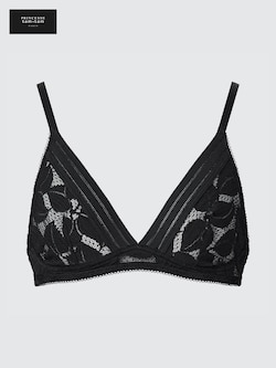 Lace Wireless Bra (Patterned)