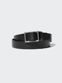 Italian Leather Slide Buckle Belt