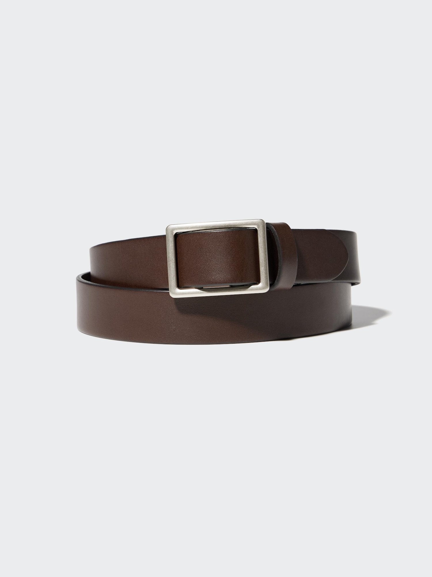 Italian Leather Slide Buckle Belt
