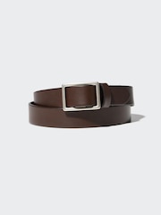Italian Leather Slide Buckle Belt