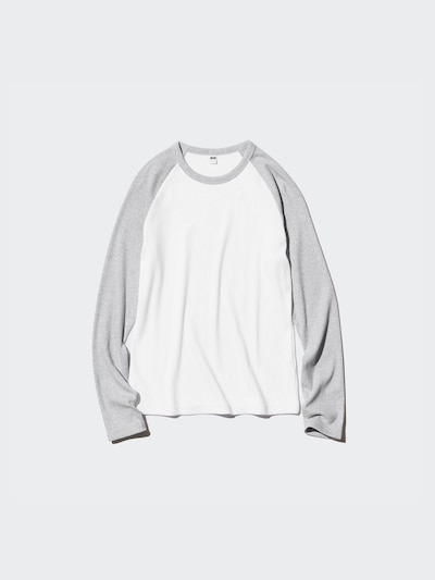 Soft Ribbed Raglan T-Shirt | Long Sleeve