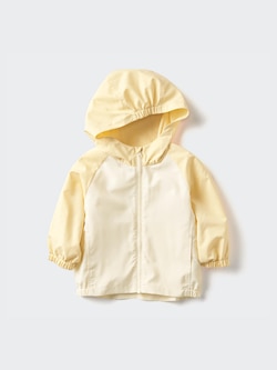 Baby Pocketable UV Protection Parka | Color Block