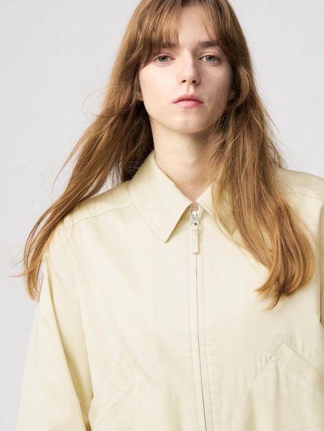 ZIP UP SHORT BLOUSON