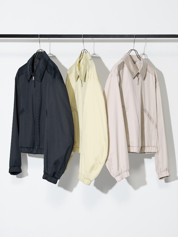 Zip Up Short Blouson