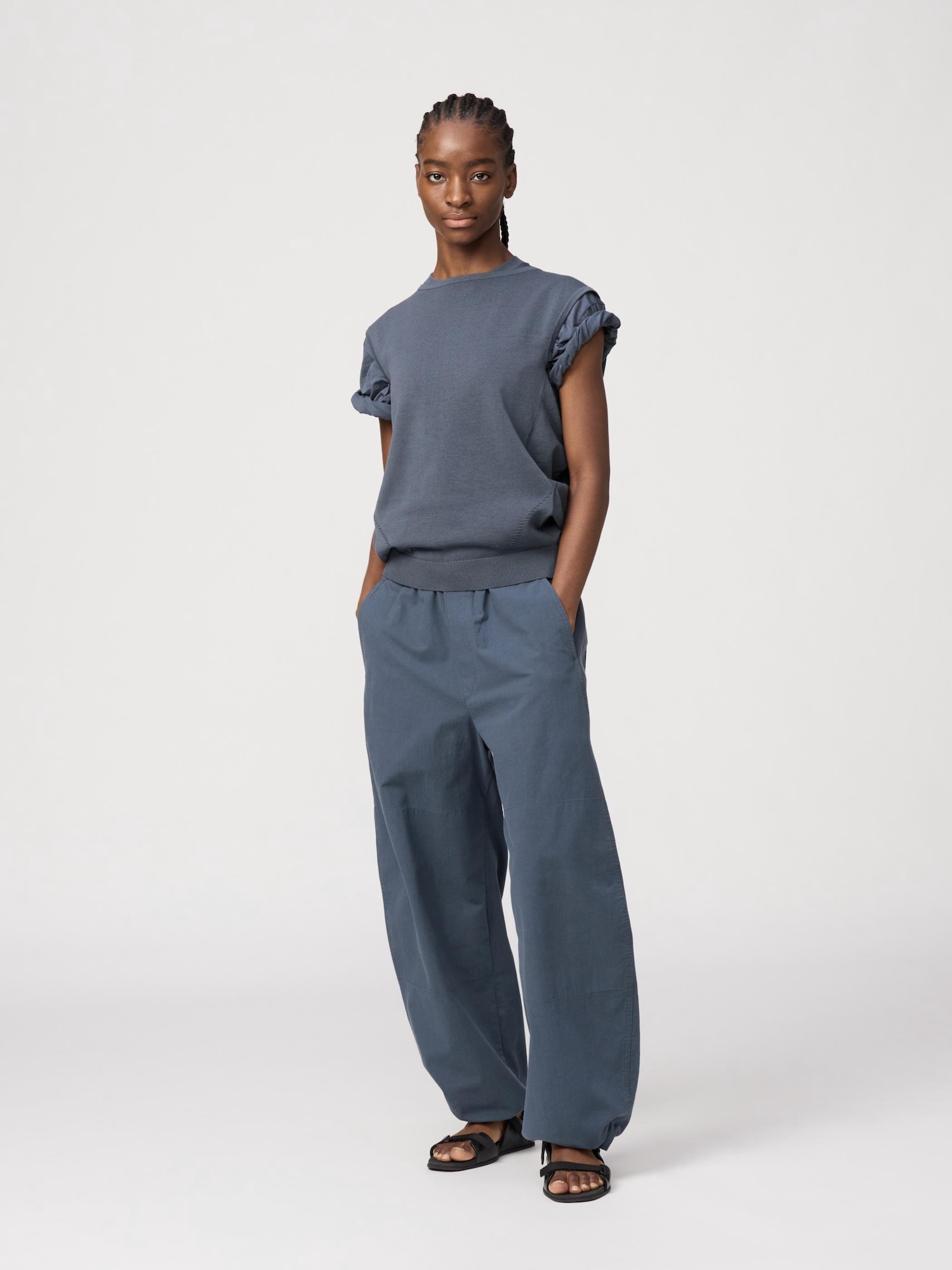 Easy Curved Pants | UNIQLO US