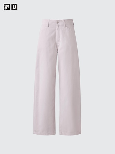 Cotton Wide Pants