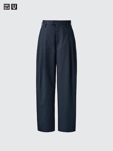 Uniqlo U Cotton Lyocell Pleated Wide Pants