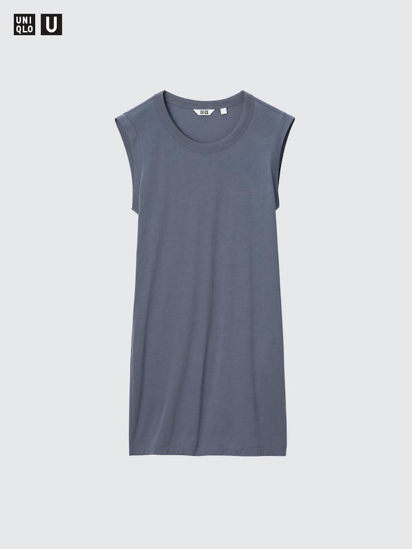 100% Supima Cotton Sheer Long T-Shirt (Sleeveless)